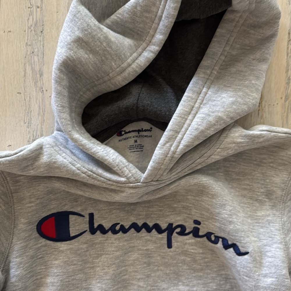 Champion Boys’ Pullover Hoodie & Cargo Jogger Pants - Outfit - Medium 10-12 GUC - Picture 3 of 9